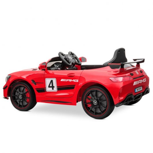Playkin Coche Eléctrico Mercedes GT4 12V Rojo