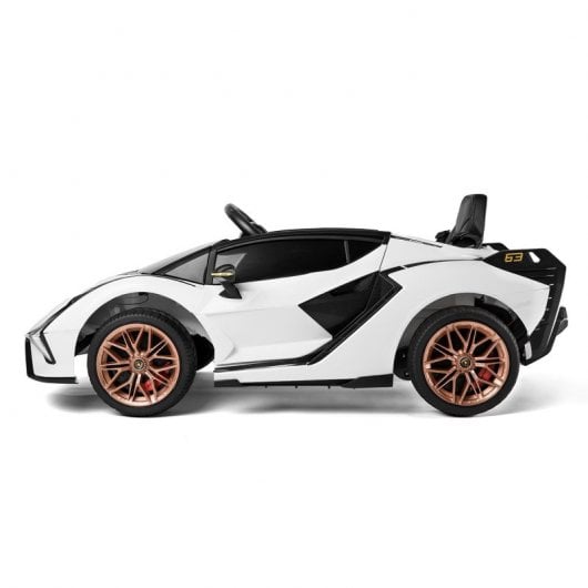Playkin Coche Eléctrico Lamborghini Sian 12V Blanco