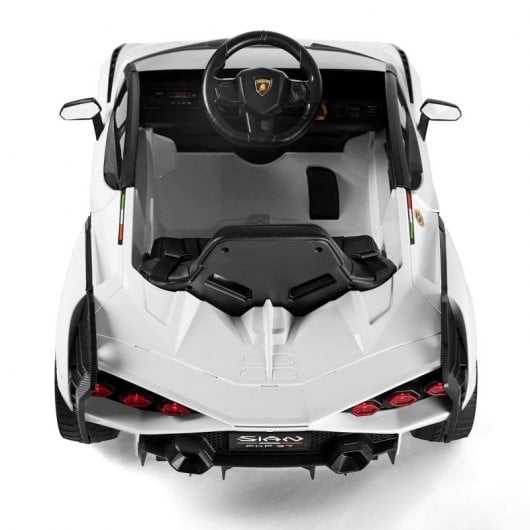 Playkin Coche Eléctrico Lamborghini Sian 12V Blanco