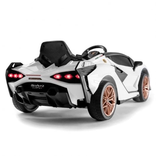 Playkin Coche Eléctrico Lamborghini Sian 12V Blanco