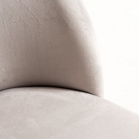 Regalos Miguel Vint Silla de Oficina Terciopelo Gris