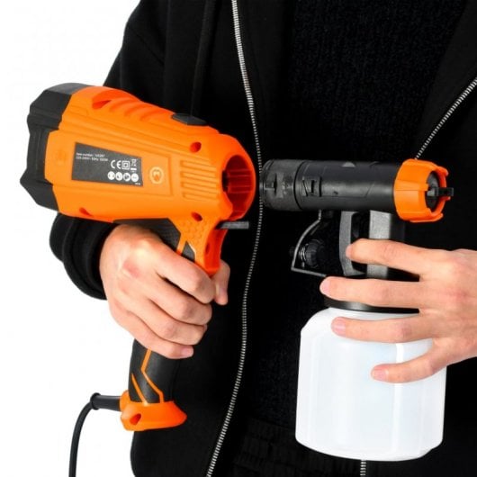 vidaXL Pistolet à peinture électrique avec 3 tailles de buses 500 W 800 ml