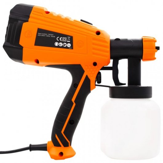 vidaXL Pistolet à peinture électrique avec 3 tailles de buses 500 W 800 ml
