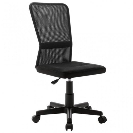 Sedia da ufficio VidaXL in rete nera