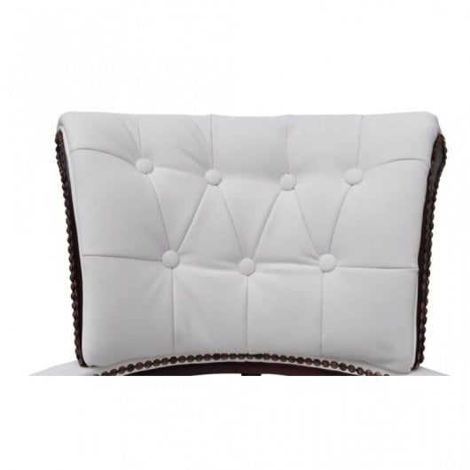 VidaXL Silla de Oficina Giratoria Blanca