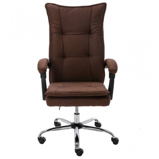 VidaXL Silla de Oficina Marrón