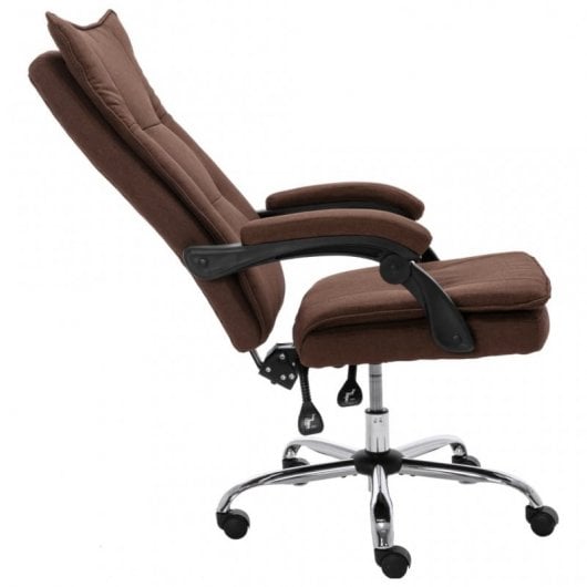 VidaXL Silla de Oficina Marrón
