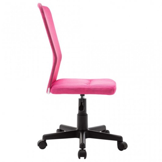 VidaXL Silla de Oficina Malla Rosa