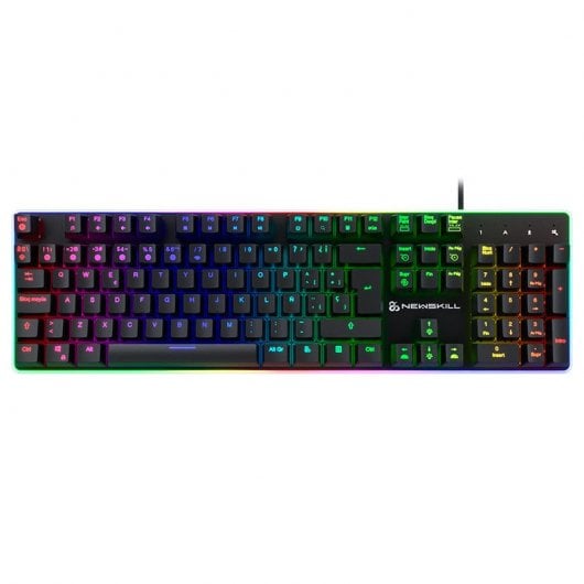 Newskill Gungnyr Pro Tastiera da gioco optomeccanica RGB Intercambiabili Gateron Interruttori rossi