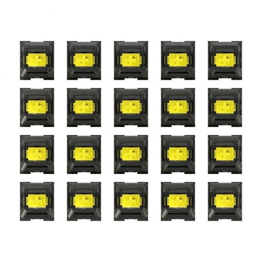 Newskill Kit 20 Switches Gateron Opto-Mecânicos Intermutáveis Yellow