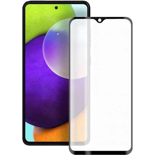Mobile Tech Protector Extreme 2.5D Vidrio Templado 9H Borde Negro para Samsung Galaxy A03
