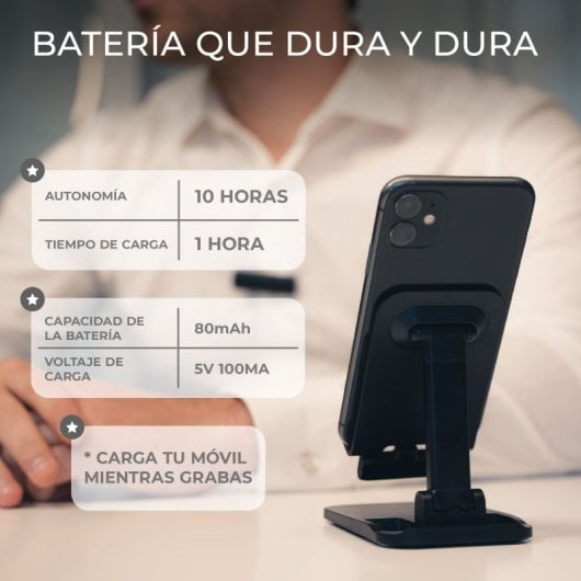 Ksix Micrófono Inalámbrico Móvil USB-C
