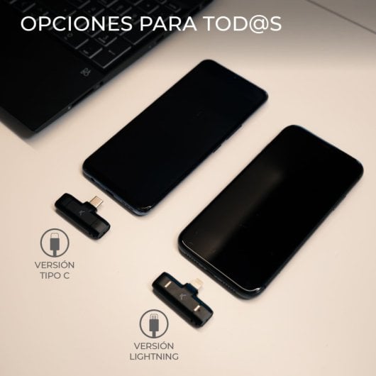 Ksix Micrófono Inalámbrico Móvil USB-C