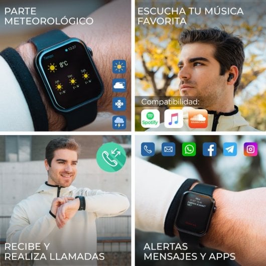 Smartwatch mobile Tech Ksix Urban 3 nero