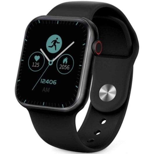 Ksix Urban 3 Bluetooth 42mm Écran IPS Noir Étanche IP67 SpO2 Pulsomètre Tensiomètre