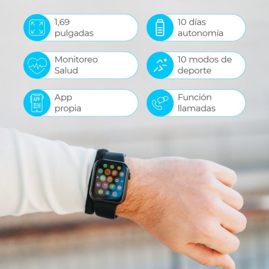 Mobile Tech Urban 2 Relógio Smartwatch Rosa Dourado