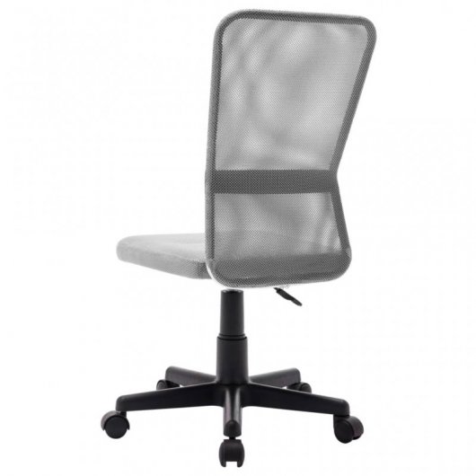 VidaXL Silla de Oficina Malla Gris