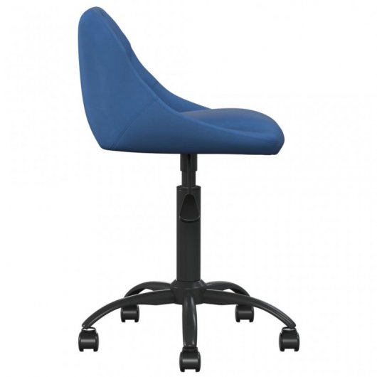 VidaXL Silla de Oficina de Terciopelo Azul