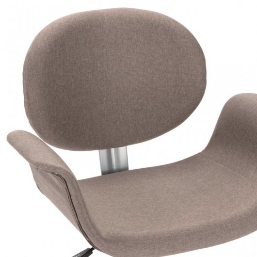 VidaXL Silla de Oficina Giratoria Gris Taupe