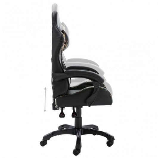 VidaXL Silla Gaming Cuero Sintético Camuflaje