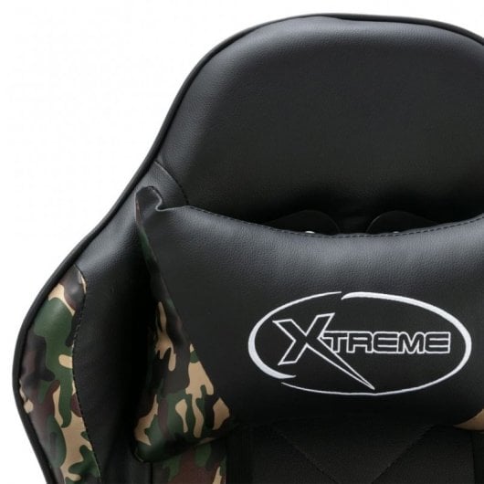 VidaXL Silla Gaming Cuero Sintético Camuflaje