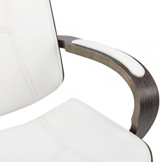 VidaXL Chaise de Bureau avec Appui-Tête Blanc