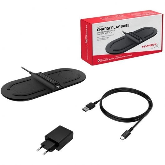 HyperX ChargePlay Base Carregador Sem Fios Qi Preto