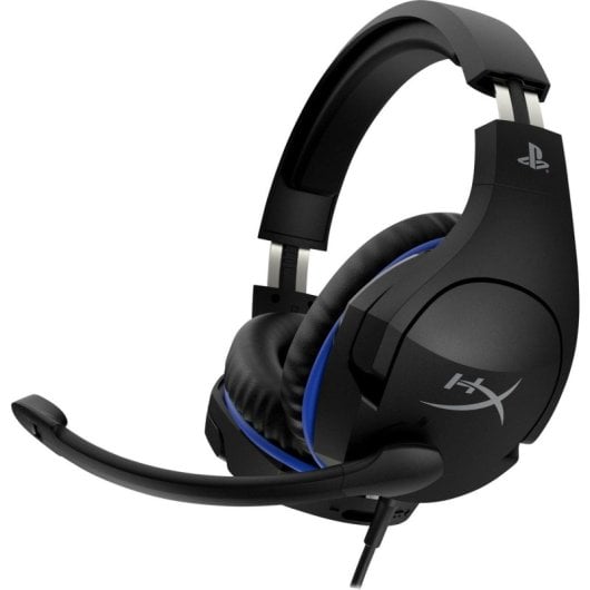 Auricolari HyperX Cloud Stinger con cavo Jack 3,5 mm per Gaming con Cancellazione del Rumore, Microfono e controllo volume, Nero e Blu