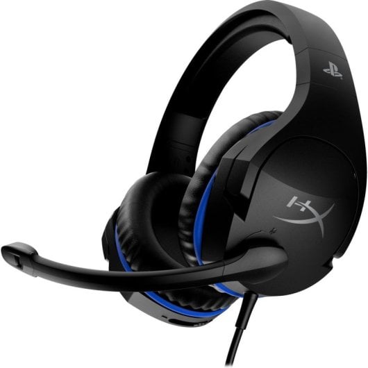 Auricolari HyperX Cloud Stinger con cavo Jack 3,5 mm per Gaming con Cancellazione del Rumore, Microfono e controllo volume, Nero e Blu