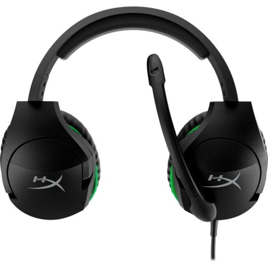 Auricolari HyperX CloudX Stinger con cavo, Jack 3,5 mm, Gaming Xbox, Cancellazione Rumore, nero-verde