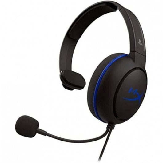Auriculaire HyperX Cloud Chat filaire Jack 3,5 mm spécial PS4 avec microphone à réduction de bruit noir