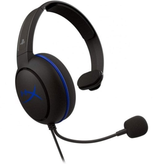 Auriculaire HyperX Cloud Chat filaire Jack 3,5 mm spécial PS4 avec microphone à réduction de bruit noir