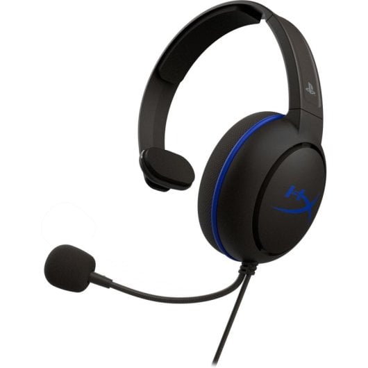 Auriculaire HyperX Cloud Chat filaire Jack 3,5 mm spécial PS4 avec microphone à réduction de bruit noir