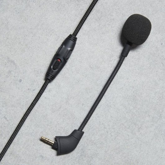 Auriculares HyperX CloudX com fio Jack 3,5 mm para Gaming com cancelamento de ruído e microfone, preto/prata