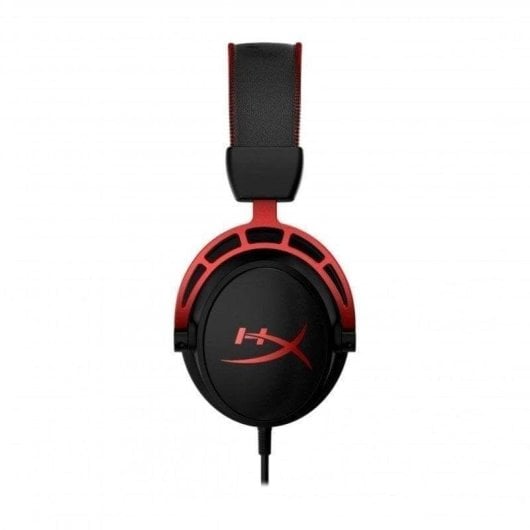 Auricolari HyperX Cloud Alpha con cavo Jack 3,5mm Gaming con Cancellazione Rumore, Nero/Rosso