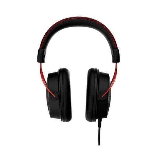 Casque HyperX Cloud Alpha filaire Jack 3,5 mm Gaming avec microphone à réduction de bruit, noir/rouge