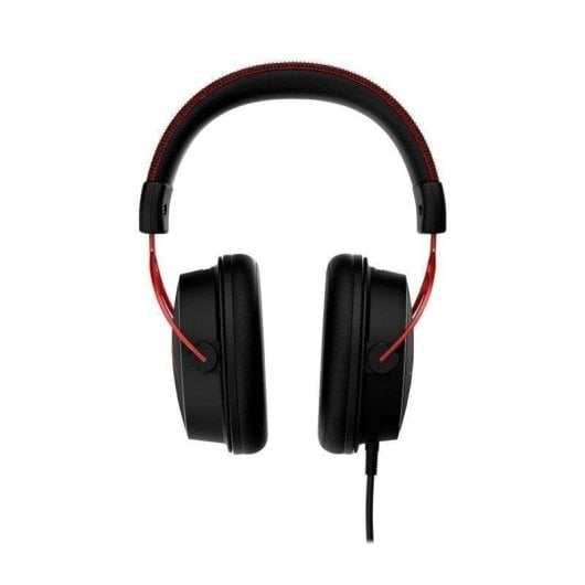 Auricolari HyperX Cloud Alpha con cavo Jack 3,5mm Gaming con Cancellazione Rumore, Nero/Rosso