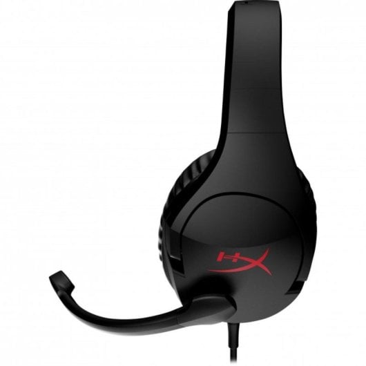 Auriculares HyperX Cloud Stinger com fio Jack 3,5 mm para Gaming com Cancelamento de Ruído Preto/Vermelho