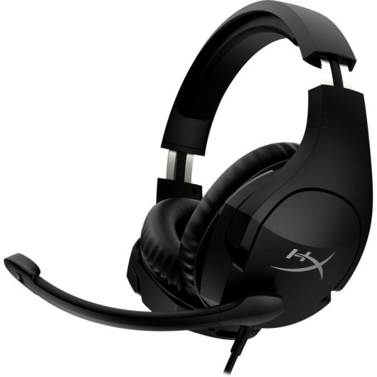 Auriculares HyperX Cloud Stinger S con cable sonido envolvente 7.1 gaming con cancelación de ruido negros