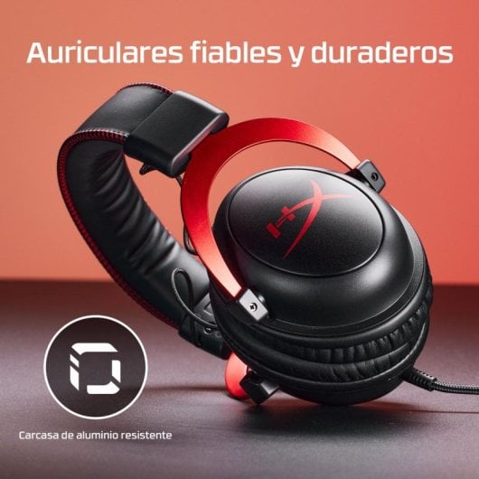 HyperX Cloud II Auriculares Gaming 7.1 Rojos