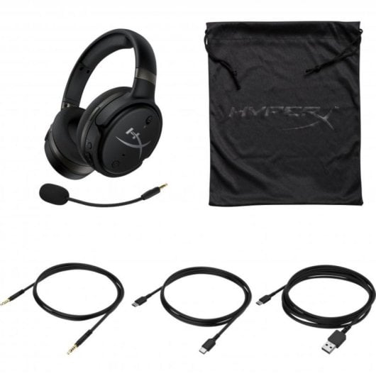 Auriculares HyperX Cloud Orbit S com cancelamento de ruído, ligação USB-C/3.5mm Wireless/Com fio Gaming Pretos