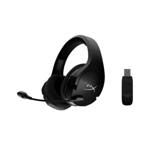 Casque HyperX Cloud Stinger Core sans fil 2,4GHz Gaming PC Son Surround 7.1 Annulation de Bruit Noir