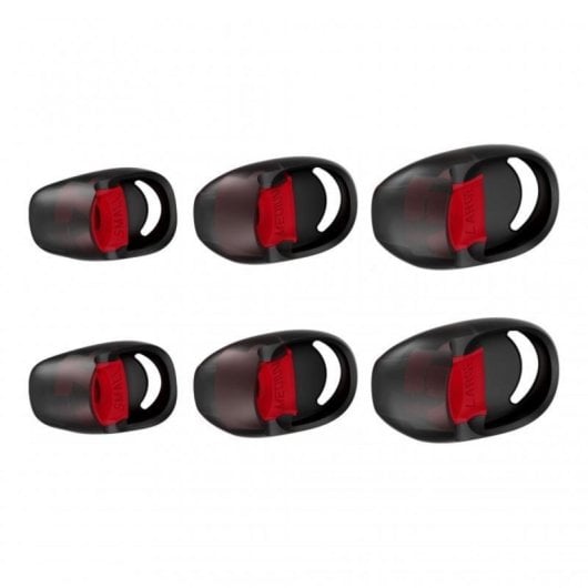 Auriculaires HyperX Cloud Buds sans fil Bluetooth pour musique et appels, micro-câble, rouge/noir
