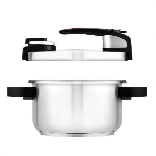 BRA Tekna Olla a Presión Acero Inoxidable 18/10 de 4L Apta Inducción