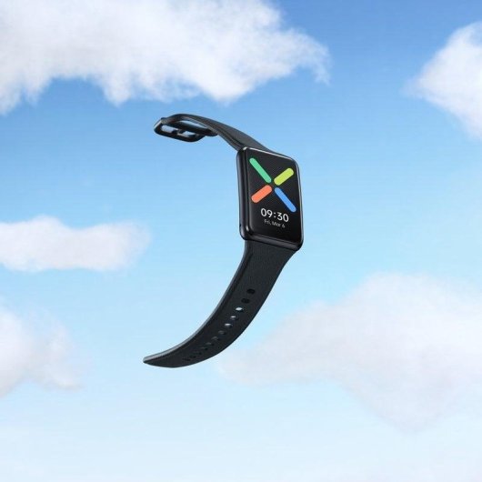 Oppo Watch Free Bluetooth 46mm AMOLED Noir Taille Unique Etanche 50m SpO2 Pulsomètre Sommeil