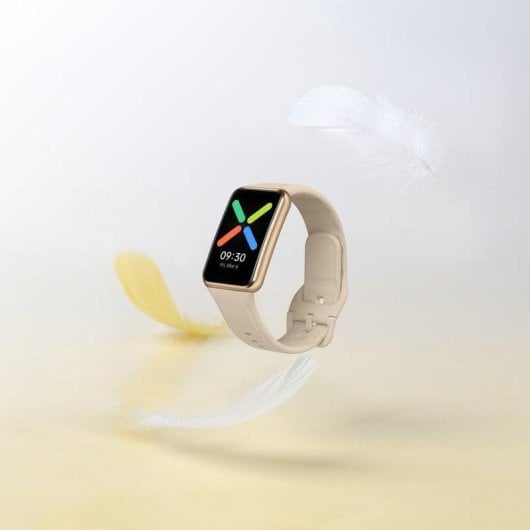 Oppo Watch Free Bluetooth 46mm AMOLED Or Taille Unique Étanche 5ATM SpO2 Pulsomètre