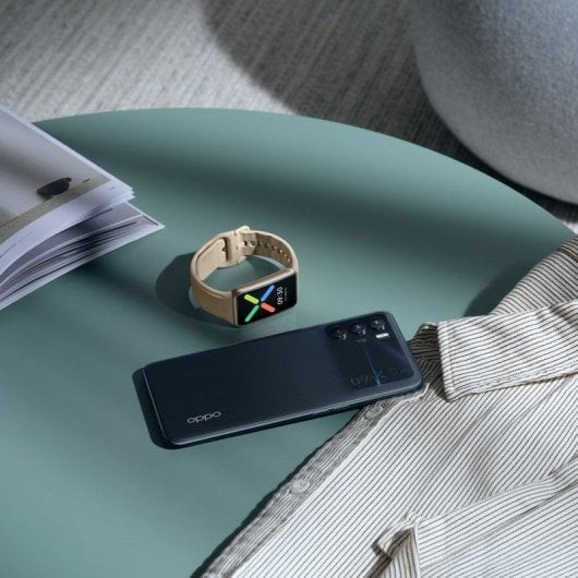 Oppo Watch Free Bluetooth 46mm AMOLED Or Taille Unique Étanche 5ATM SpO2 Pulsomètre