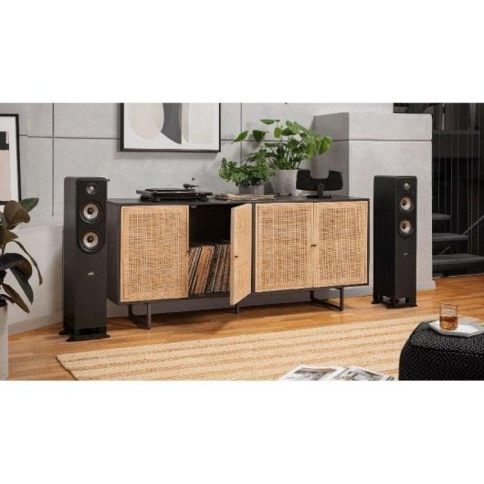 Polk Signature Elite ES50 Par de Altifalantes de Chão Hi-Fi Pretos