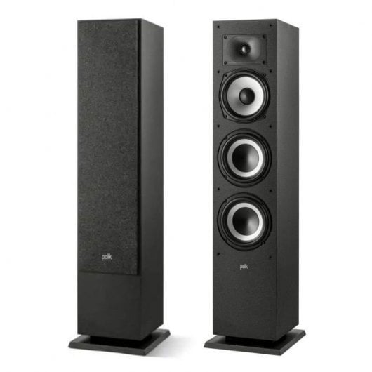 Polk Monitor XT60 Par de Altifalantes de Chão Hi-Fi Pretos