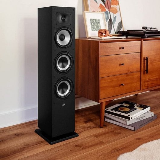 Polk Monitor XT60 Par de Altifalantes de Chão Hi-Fi Pretos